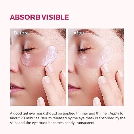 image:imageZealSea Under Eye Patches for Puffy Eyes and Dark Circles Collagen Under Eye Mask for Dark Circles and Puffiness Travel Essentials Eye Gel Pads for Spa Party Self Care Gifts for Women 20 Pairs02 Ounce Pack of 12