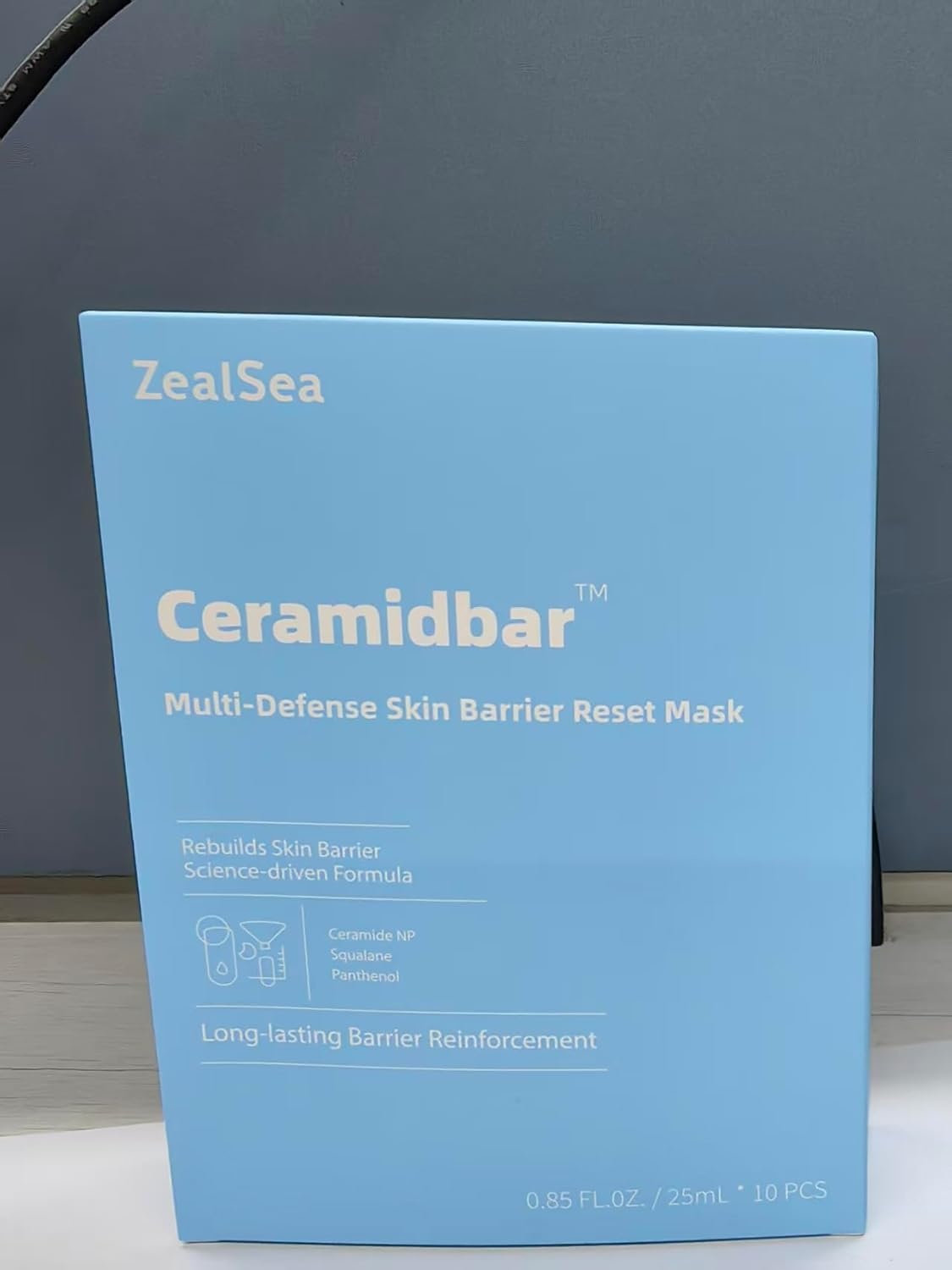 image:imageZealSea Cicalix amp Ceramidbar Face Masks Skincare Allinone Proven Derm Solution Facial Mask for Visibly Soft Plump Quenching Antiaging Soothing amp Refreshing Strengthen amp Restore 44 DuoRepair Mask 10 count