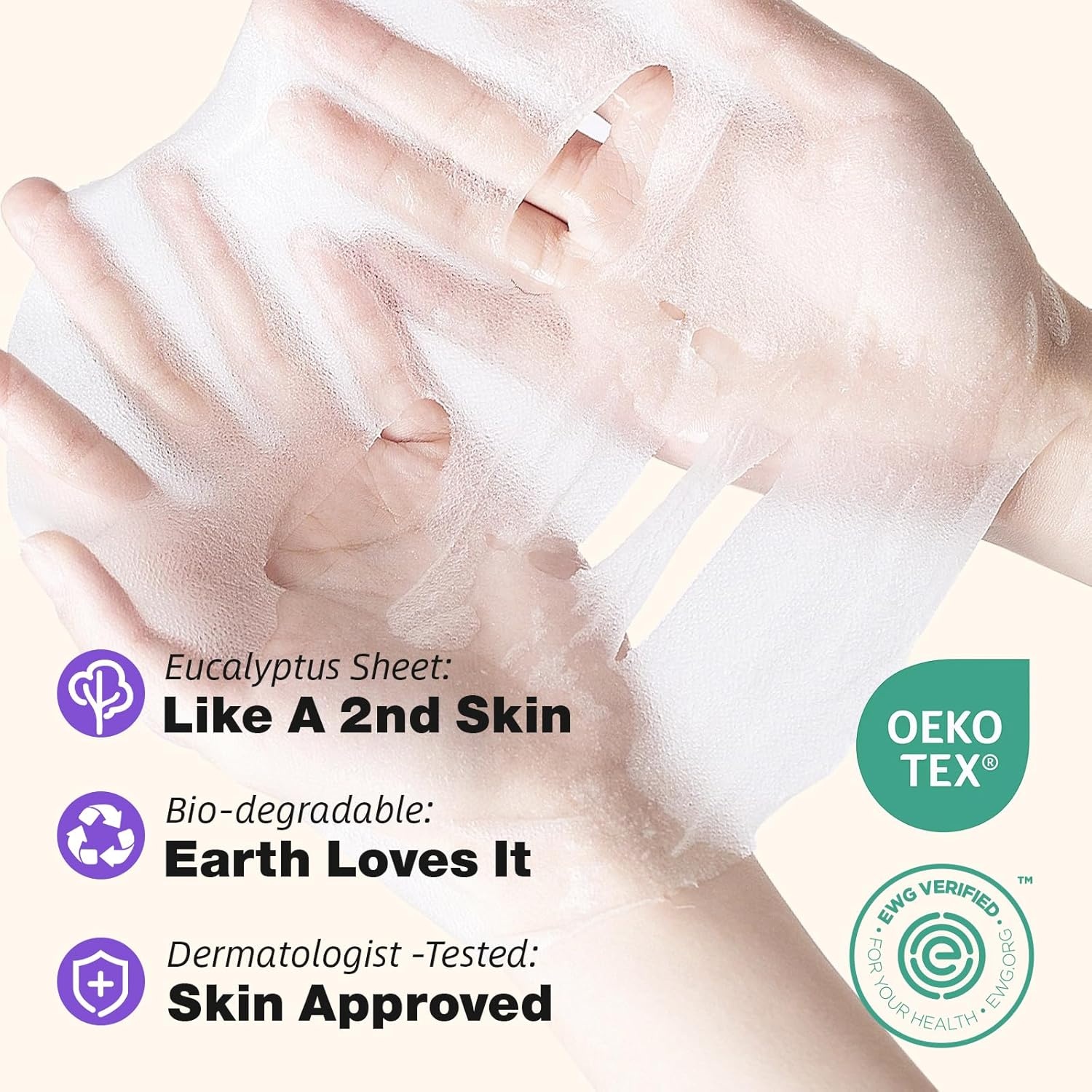 image:imageZealSea Clean Beauty Face Masks Skincare Minimalism 15 Ingredients Sheet Mask Deep Hydration Facial Mask for Bouncy amp Glowing Sleepover Spa Party Supplies Women Teen Girl Gifts Trendy Stuff 7PackFruit Season 21 count