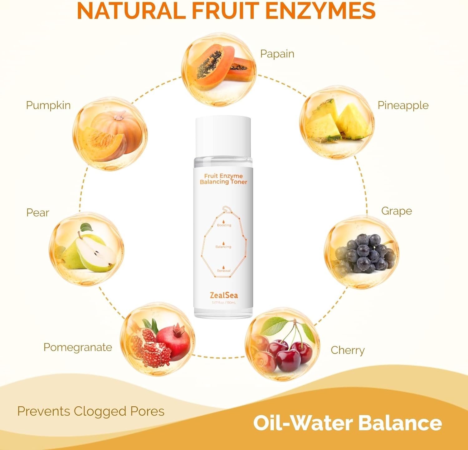image:imageZealSea Salicylic Acid Toner Blackhead Remover BHA Liquid Exfoliant CICA 676OZ Pore Minimizer for Face Gentle Alcohol Free BHA Toner for All Skin Type with Niacinamide Redness Relief VeganFruit Enzyme 507 FLOZPack of 1