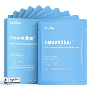 image:imageZealSea Cicalix amp Ceramidbar Face Masks Skincare Allinone Proven Derm Solution Facial Mask for Visibly Soft  Plump  Quenching  Antiaging Soothing amp Refreshing Strengthen amp Restore 44 DuoRepair Mask 10 count