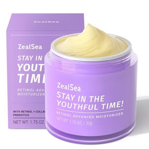 image:imageZealSea Retinol Cream for Face with Collagen  Anti Aging Facial Moisturizer for Women to Tighten and Lift Skin Firming Night Cream with Vitamin E and Hyaluronic Acid 175 Oz