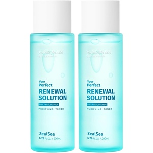 image:imageZealSea Salicylic Acid Toner Blackhead Remover BHA Liquid Exfoliant CICA 676OZ Pore Minimizer for Face Gentle Alcohol Free BHA Toner for All Skin Type with Niacinamide Redness Relief VeganBHA 676 FLOZPack of 2
