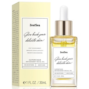 image:imageZealSea Superfood Antioxidant Face Oil Facial Oil with Antioxidant Rich PlantBased Oils Hydrating Moisturizing and Smooth Dry Skin Care Gua Sha Massage Skin Therapy Oil for Women Men 1 Fl Oz